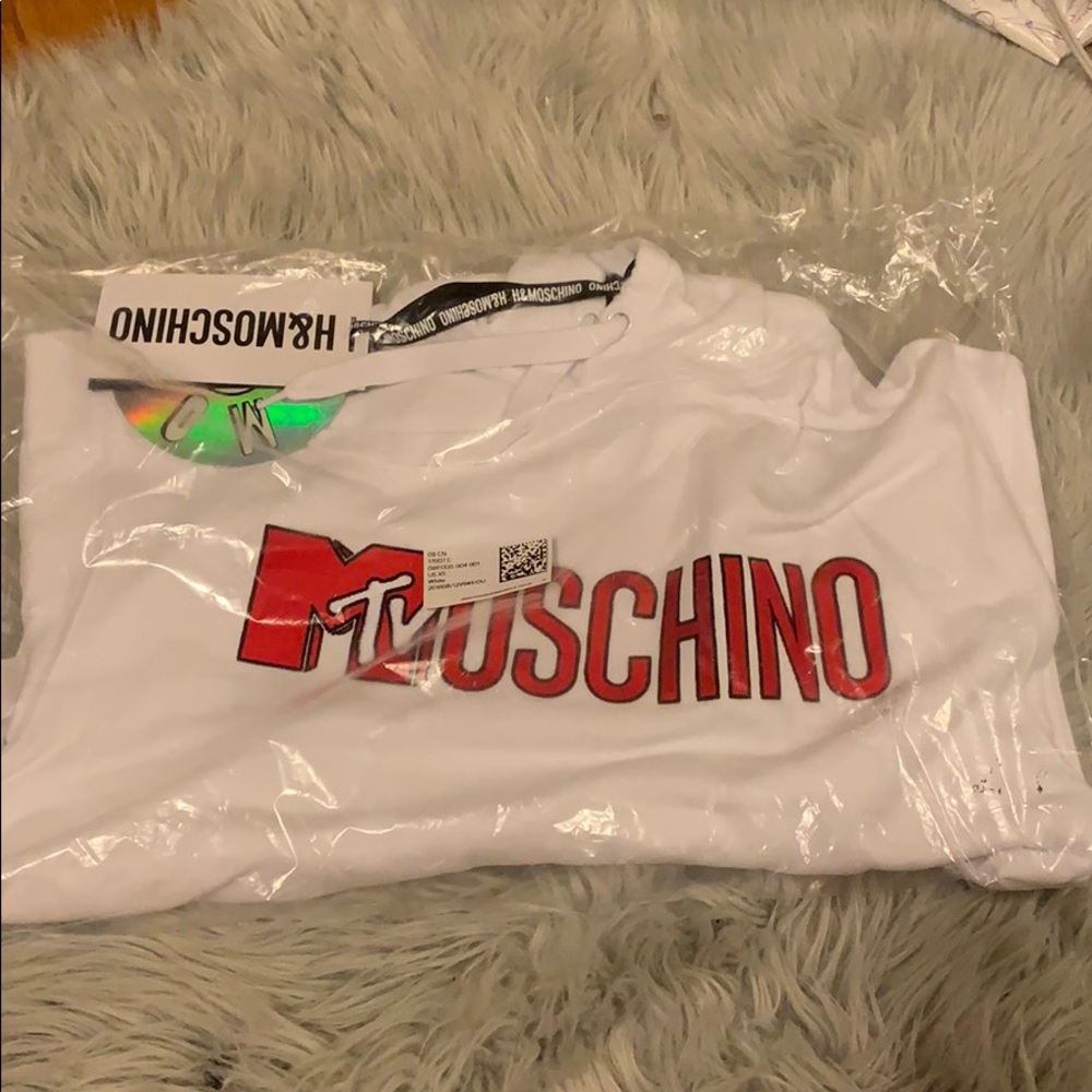 H&M and Moschino TV collab hoodie